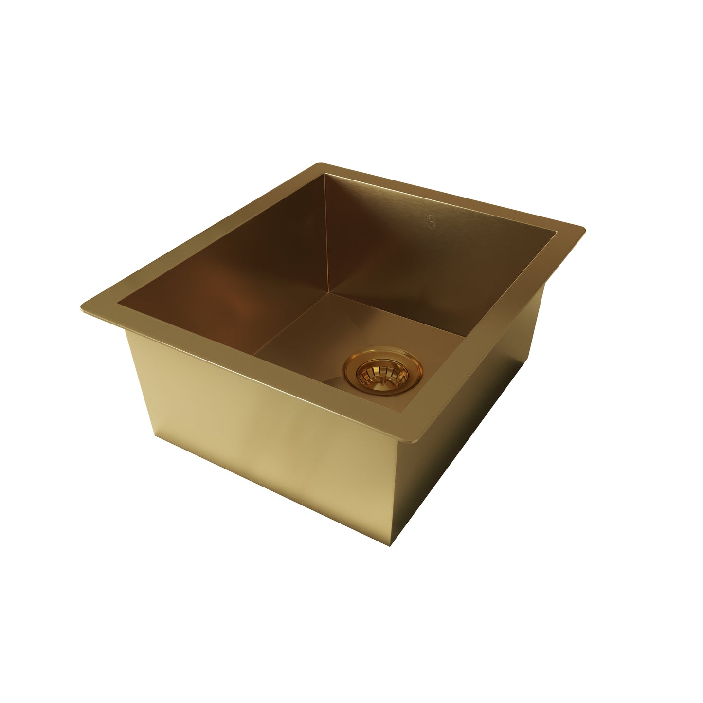 Tropea Shallow Single Sink - Brushed Brass
