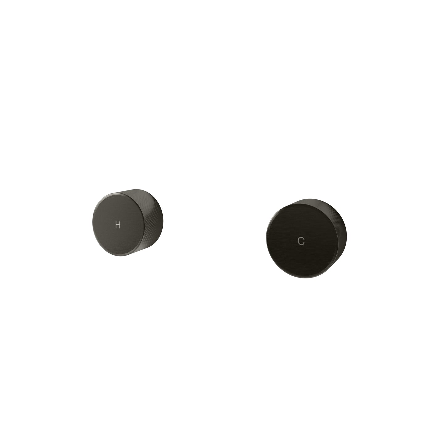 Tropea H & C Taps - Matte Black