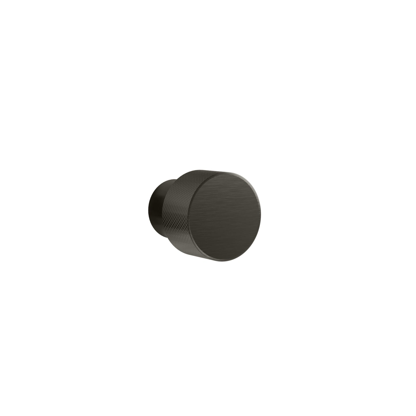Tropea Round Shower Diverter - Brushed Gunmetal