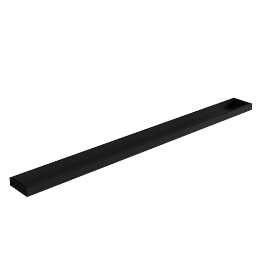 Tropea 900mm Bathroom Stainless Steel Linear Floor Drain - Matte Black