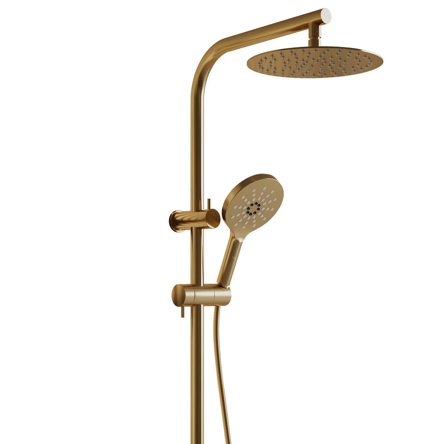 Tropea 2-in-1 Shower Set - Brushed Brass