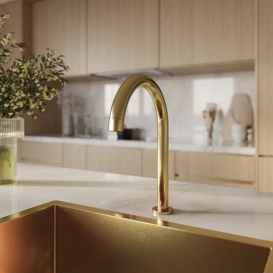 Tropea Swivel Spout - Brushed Brass