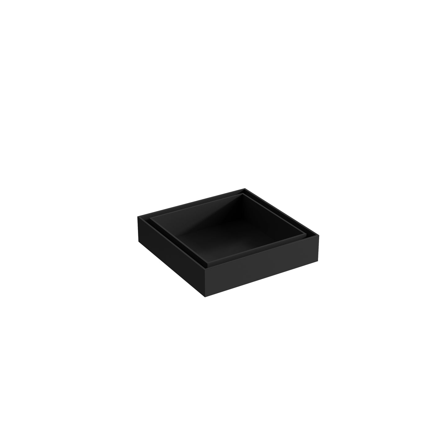 Tropea 100mm Tile Insert Bathroom Shower Floor Drain - Matte Black