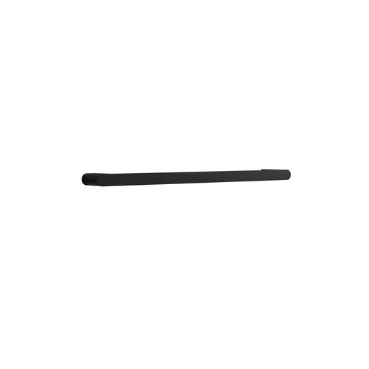 Tropea Single Towel Rail - Matte Black